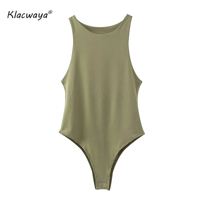 Sexy Women Bodycon Slim Elastic Fashion Elegant Ladies Casual Bodysuit